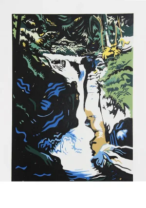Jon Carsman, "Spillover," Serigraph