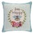 Secret Garden Bees III "Bee Happy" Hook Pillow, 18" x 18" For Sale