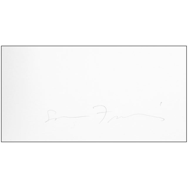 Sam Francis 1973 White Chip Abstract Black Etching With Aquatint Sam Francis For Sale - Image 4 of 6