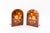 Bookends in Polished Wood with Inlays, 1960s, Set of 2 For Sale - Image 12 of 12