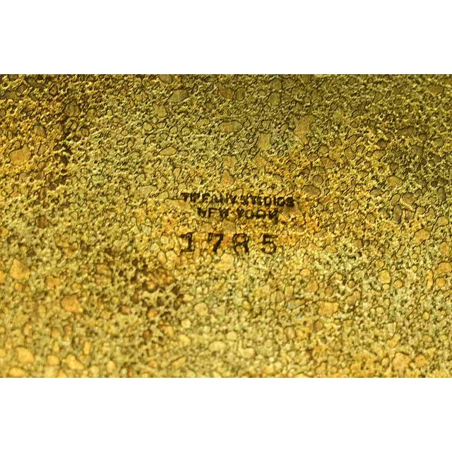 Tiffany Studios New York Adam Pattern Bronze Doré Notepad Holder, Circa 1910 For Sale - Image 11 of 12