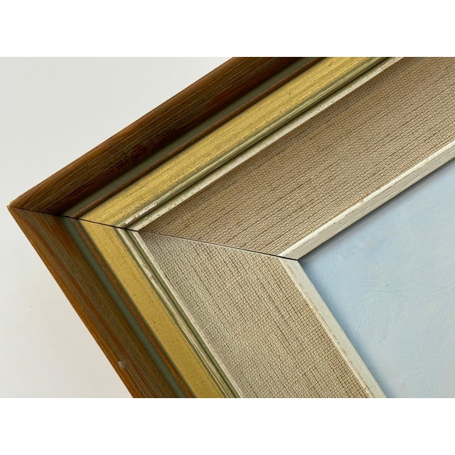 Summer Meadow Scene with Wildflowers & Trees in a serene English Countryside 1991 For Sale - Image 14 of 16