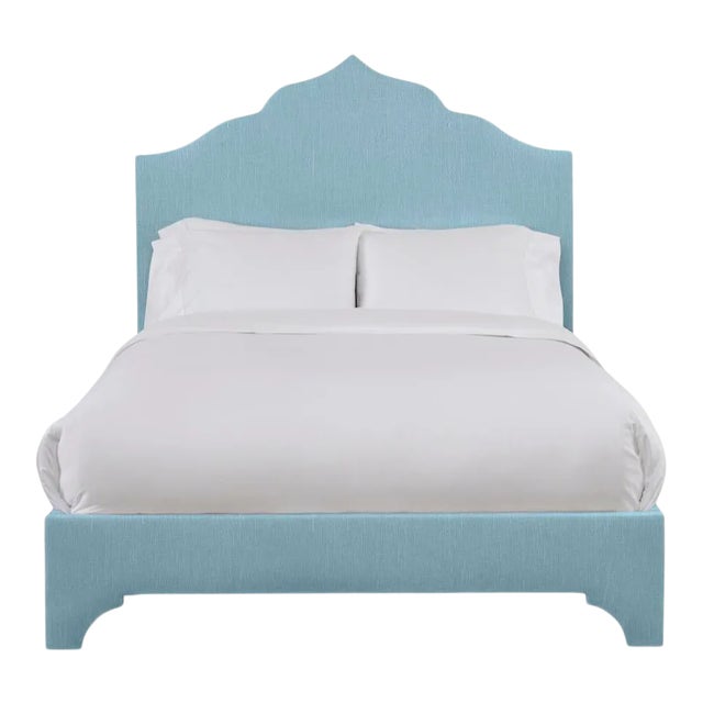 This listing is for the headboard only, and does not include the bedframe with the purchase. From Chairish's line of...