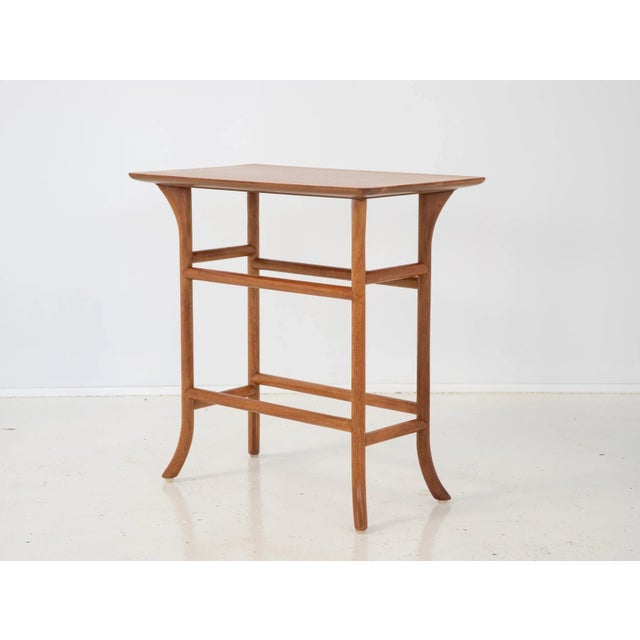 T.H. Robsjohn-Gibbings for Widdicomb Saber Leg Side Table For Sale - Image 9 of 9