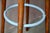 Vintage Bar Stool in Wood and Blue Lacquered Metal, 1960s For Sale - Image 9 of 12