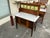 Antique Vanity Cabinet With Marble Top and Decorative Tiles For Sale In Los Angeles - Image 6 of 7