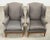 Mid 20th Century Pair of Midcentury English Georgian Style Wingback Chairs For Sale - Image 5 of 17