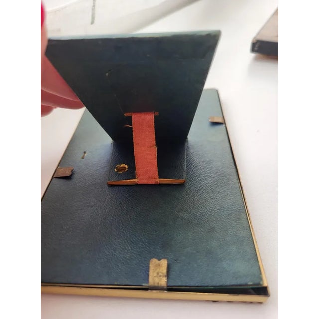 Art Nouveau Picture in Brass Frame, 1890s For Sale - Image 6 of 10