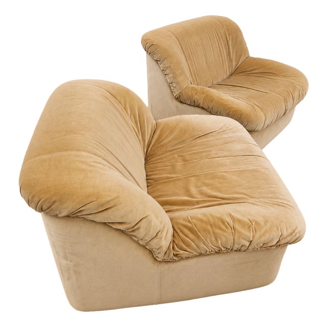 Scoop Modular Chairs by Henning Korch, 1970s, Set of 2 For Sale