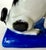 Pair of Porcelain Pug Dog Figurines on Cobalt Blue Bases, Late 19th Century For Sale - Image 14 of 18