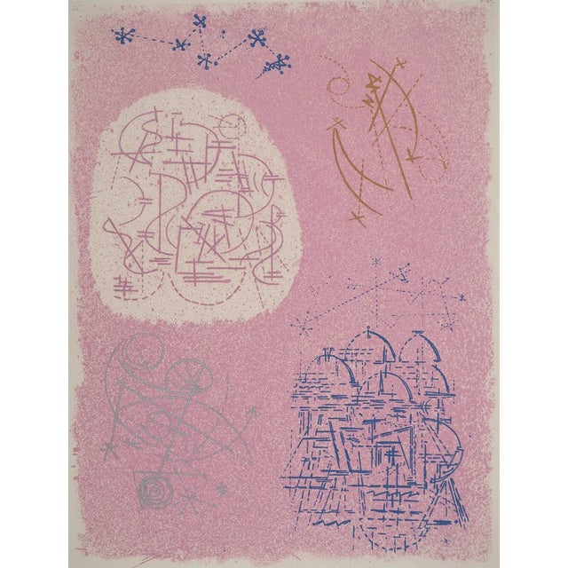 Modern André Masson, The Cosmic City of Breasts, Original Engraving For Sale - Image 3 of 6