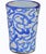 Late 19th Century Handmade Moroccan Blue-Calligraphy Ceramic Accent Cup For Sale - Image 4 of 9