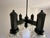 Mid-Century Modern Four-Light Chandelier with Glass Shades from Svetila Kozole, Yugoslavia, 1975 For Sale - Image 11 of 18