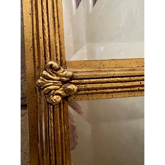 Gold Empire Style Pier Mirror, C. 1960's For Sale - Image 8 of 10