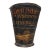 Vintage English Fishmonger’s Bucket With Painted Decoration For Sale
