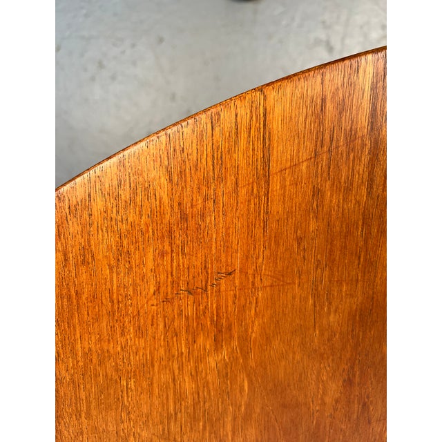 Mid 20th Century Scottish Mid-Century Modern Teak Circular Table With Leaf by A. H. McIntosh & Co For Sale - Image 13 of 13