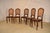 French Country Circa 1900 Set of Five Louis XVI Side Chairs in Walnut For Sale - Image 3 of 12