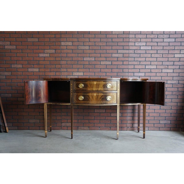 Stickley Federal Inlayed Mahogany Sideboard For Sale - Image 9 of 9