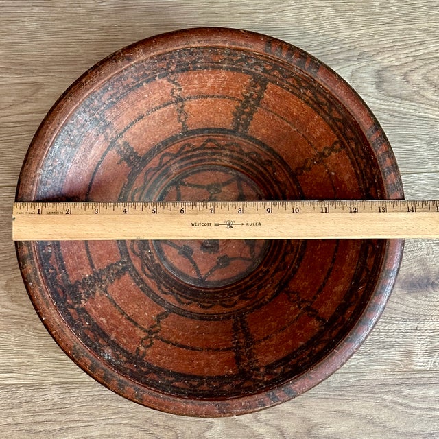19th Century Ancient Swat Valley Yousafzai Tribal Terracotta Bowl For Sale - Image 10 of 11