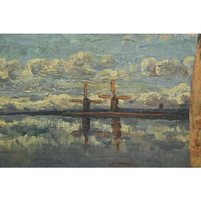 W. Delsaux, The North Sea, Early 20th Century, Oil Painting, Framed For Sale - Image 7 of 18