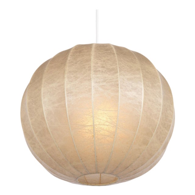 Mid-Century German Cocoon Pendant Lamp from Goldkant Leuchten, 1960s For Sale