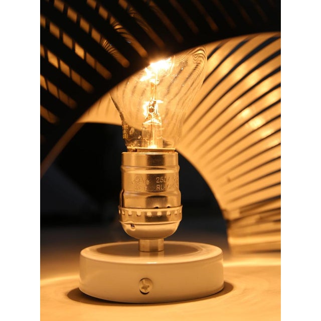 Vintage Modernist Stainless Steel Wall Lamp For Sale - Image 9 of 18