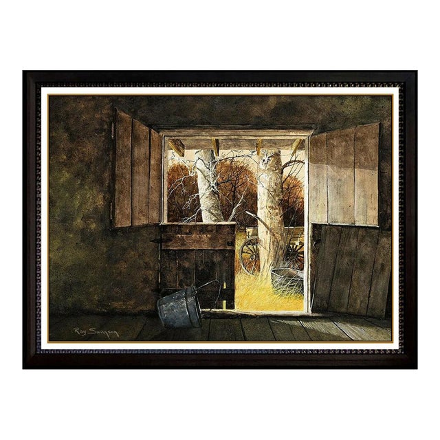 Late 20th Century The Barn Door, Ray Swanson For Sale
