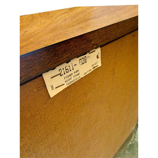 Gorgeous Nightstands in Good Vintage Condition. Solid and Firm. Wear is usual for their age. Please study the photos and...