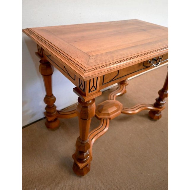 Louis XIV Walnut Table, Late 19th Century For Sale - Image 6 of 18