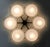21st Century Hive Polished Brass Glossy White Murano Flush Mount by Fabio LTD For Sale - Image 9 of 9