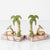 French Art Deco Gazelle and Palm Bookends on Pink Marble, 1920s, Set of 2 For Sale - Image 3 of 10