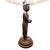 1970s Hand Carved Balinese Figural Table Lamps in the Style of James Mont - A Pair For Sale - Image 11 of 12