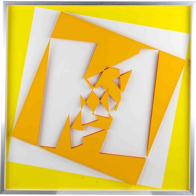 Renato Spagnoli, 7517, 1975, Mixed Media, Framed For Sale - Image 4 of 4
