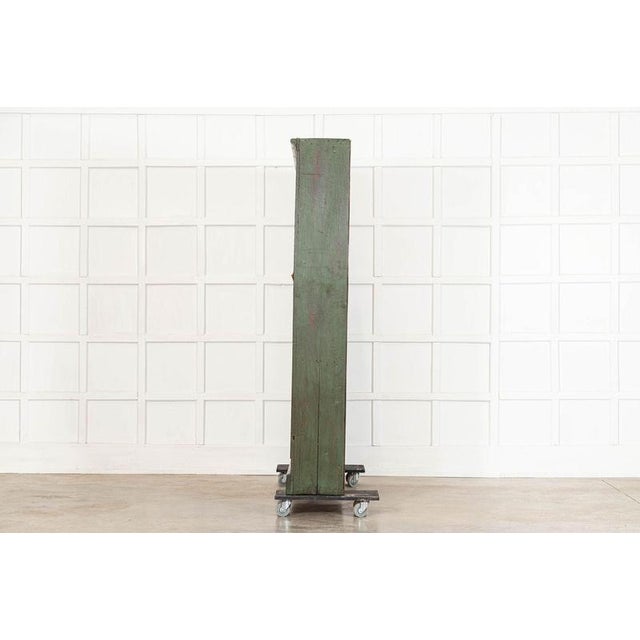 Large 19th Century English Pine Painted Cupboard, 1890 For Sale - Image 8 of 17