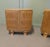 1920s Art Deco Bedside Lockers in Golden Ash, 1920, Set of 2 For Sale - Image 5 of 7