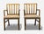 Ole Wanscher, Armchairs, Beech, Fabric, Denmark, 1940s For Sale - Image 4 of 15