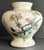 Vintage 1900s Chinoiserie Bird & Pink Flowering Bush Round Porcelain Vase For Sale - Image 12 of 12