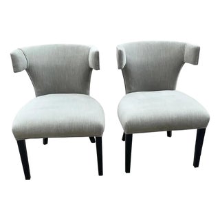 Pair of Vintage Klismos Side Chairs - Pair For Sale