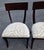 1990s Pair Ethan Allen Hathaway Klismos Dining Side Chairs Zebra Print French Regency 1990s For Sale - Image 5 of 14