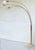 Metal Mid-Century Modern Brass Arched Floor Lamp, Marble Base For Sale - Image 7 of 7