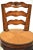 Traditional Ladderback Swivel Barstools- A Pair For Sale - Image 3 of 9