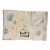 Vintage Mirabello 200 Thread Count 100% Cotton Percale Floral Queen Sheet Set For Sale