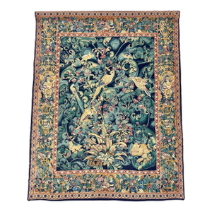 Wall Tapestry by Corona Decor | Peacocks in Forest
