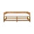 Matthew Izzo Home - Monterey Rattan, Cane & Ivory Linen Cushioned Bench For Sale - Image 9 of 9