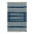 Rug & Kilim's Contemporary Dhurrie Rug with White and Blue Stripes - 8x10 For Sale