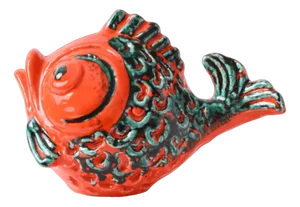 Orange and Green Fish Money Box from Italica Ars, 1970s