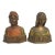 Vintage Dante & Beatrice Pompeian Bronze Colored Bookend Statues- a Pair For Sale
