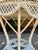 Vintage White Wicker and Rattan Side Table With Scalloped Skirt For Sale - Image 13 of 15