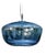 Tempo Galaxy Pendant Light from the Charmed Collection in Steel Blue For Sale - Image 4 of 4