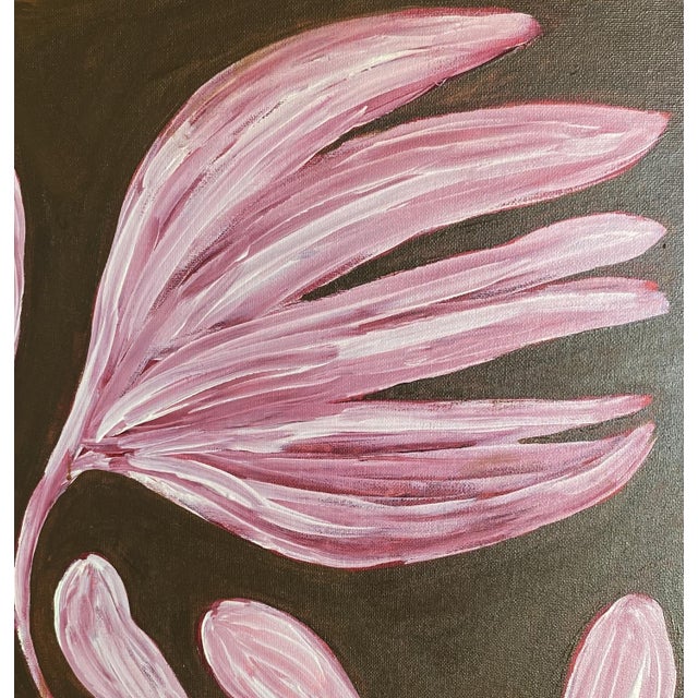 Artist: Tatiana Duperault Medium: Acrylic on canvas Framed Size: 17.5” W x 21.5” H Style: Botanical, minimalist, modern...
